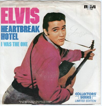 Elvis Presley - Heartbreak hotel + I was the one (Vinylsingle)