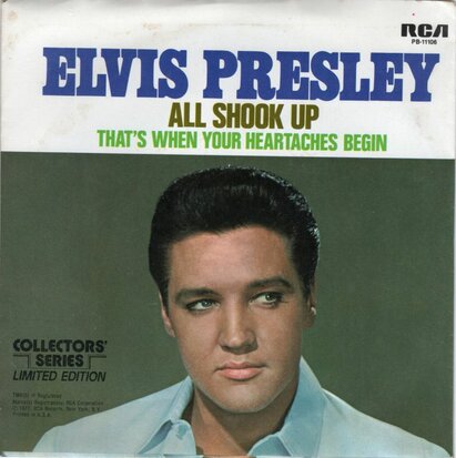 Elvis Presley - All shook up + That's when your heartaches begin (Vinylsingle)