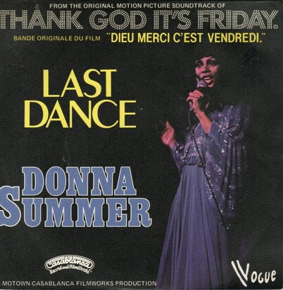 Donna Summer - Last dance + With your love (Vinylsingle)