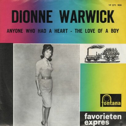 Dionne Warwick - Anyone who had a heart + The love of a boy (Vinylsingle)