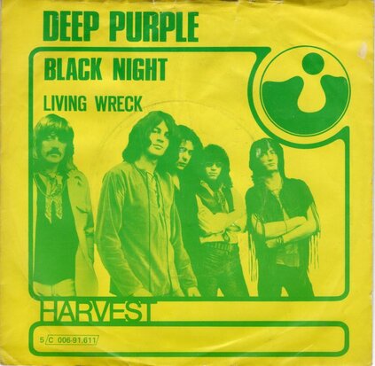 Deep Purple - Black night + Living wreck (Vinylsingle)
