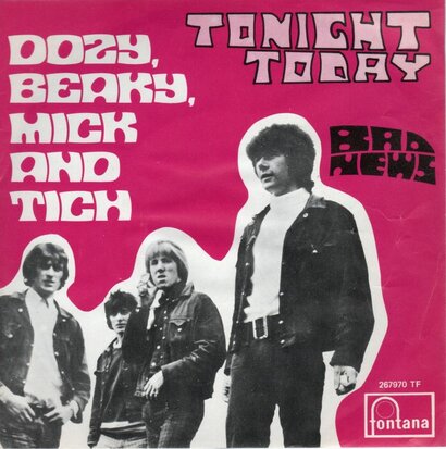 Dave Dee Dozy Breaky Mick & Tish - Tonight today + Bad news (Vinylsingle)