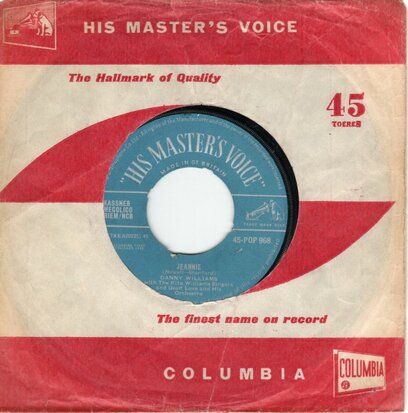 Danny Williams - Jeannie + It Might As Well Be Spring (Vinylsingle)