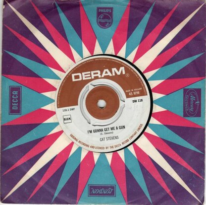 Cat Stevens - I'm gonna get me a gun + School is out (Vinylsingle)