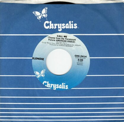 Blondie - Call me + (instr.) (Vinylsingle)