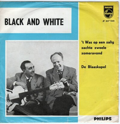 Black and White - T Was Op Een Zalig Zachte Zwoele Zomeravond + De Blaaskapel (Vinylsingle)