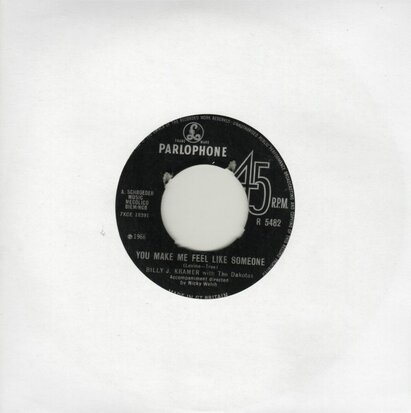 Billy J. Kramer & Dakota's - You Make Me Feel Like Someone + Take My Hand (Vinylsingle)