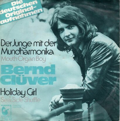 Bernd Cluver - Der junge mit der mundharmonika + Holiday girl (Vinylsingle)