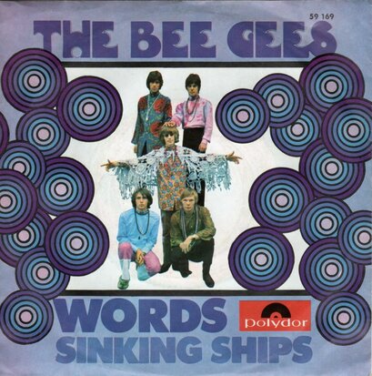 Bee Gees - Words + Sinking ships (Vinylsingle)