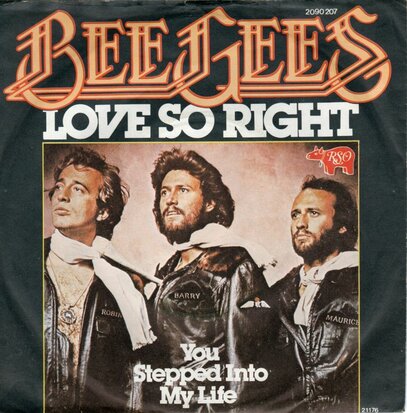 Bee Gees - Love so right + You stepped into my life (Vinylsingle)