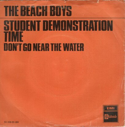Beach Boys - Student demonstration time + Don't go near the water (Vinylsingle)