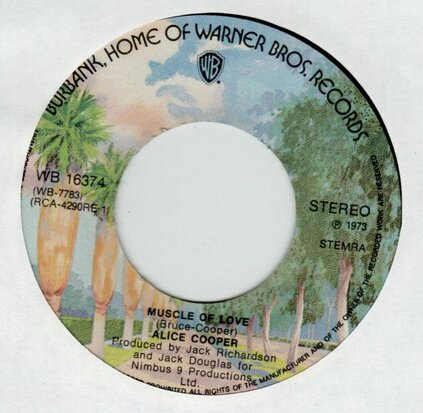 Alice Cooper - Muscle Of Love + Crazy Little Child (Vinylsingle)