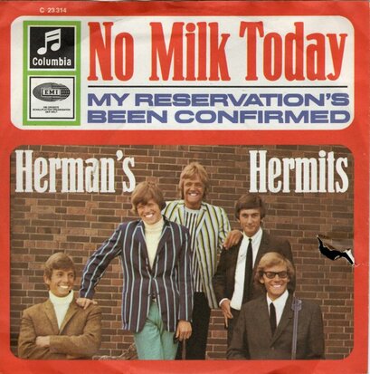 Herman's Hermits - No milk today + My reservation's been confirmed (Vinylsingle)