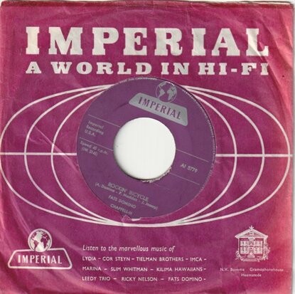 Fats Domino - What a party + Rockin' bicycle (Vinylsingle)