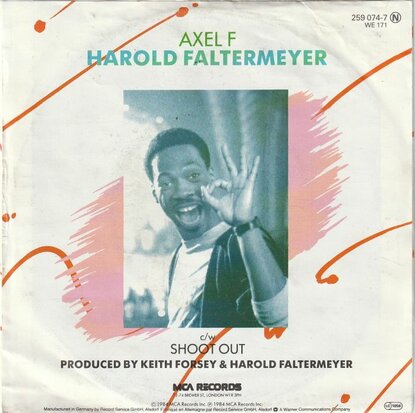 Harold Faltermeyer - Axel F + Shoot out (Vinylsingle)