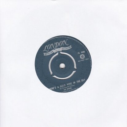 Pat Boone - There's a gold mine in the sky + Rememberyou're mine (Vinylsingle)