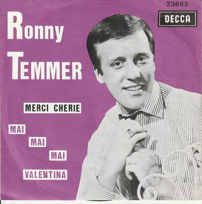 Ronny Temmer - Merci Cherie + Mai mai mai Valentina (Vinylsingle)