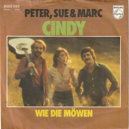 Peter Sue & Marc - Cindy + Wie die mowen (Vinylsingle)