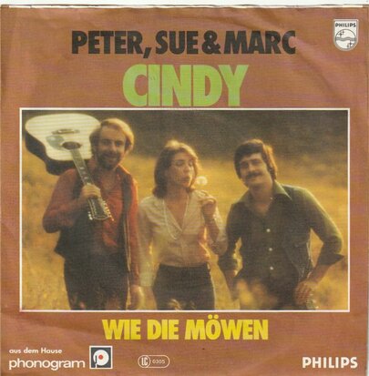 Peter Sue & Marc - Cindy + Wie die mowen (Vinylsingle)