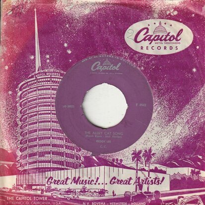 Peggy Lee - The Alley Cat Song + Little Boat (Vinylsingle)