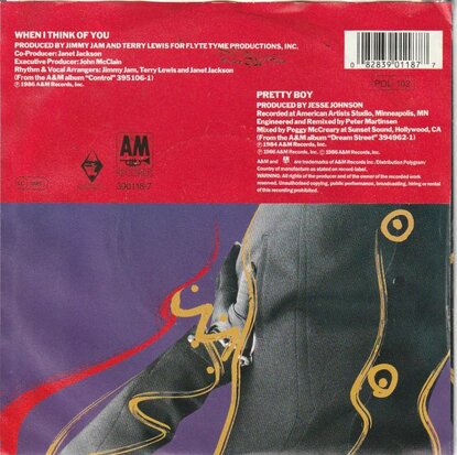 Janet Jackson - When I think of you + Pretty boy (Vinylsingle)
