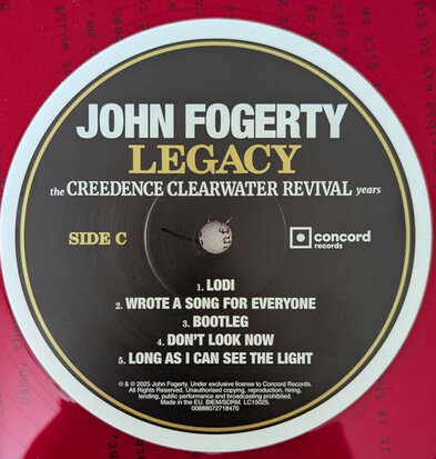 JOHN FOGERTY - LEGACY -COLOURED- (Vinyl LP)