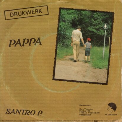 Drukwerk - Pappa + Santro P. (Vinylsingle)