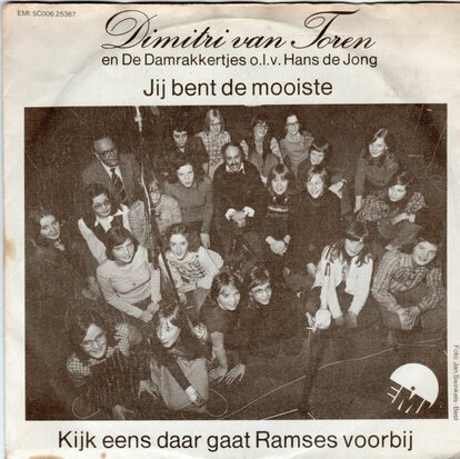 Dimitri van Toren - Jij bent de mooiste + Kijk eens daar gaat Ramses (Vinylsingle)