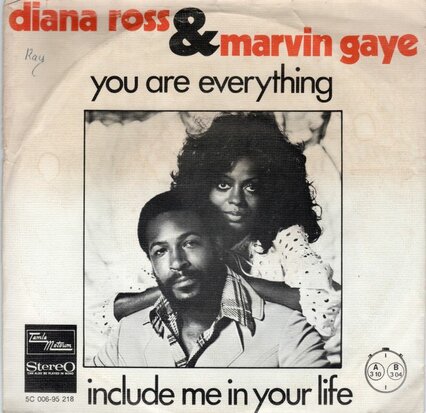 Diana Ross & Marvin Gaye - You are everything + Include me in your life (Vinylsingle)