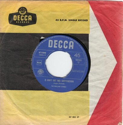 Rolling Stones - Satisfaction + Under assistant west coast promotion man (Vinylsingle)