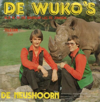 Wuko's - De neushoorn + Als ik in de badkuip lig te zingen (Vinylsingle)