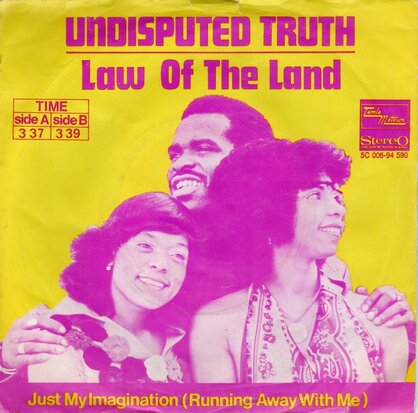 Undisputed Truth - Law of the land + Just my imagination (Vinylsingle)