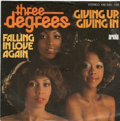 Three Degrees - Giving up, giving in + Falling in love again (Vinylsingle)