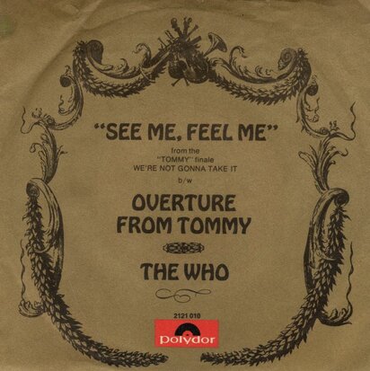 The Who - See me, feel me + Overture from Tommy (Vinylsingle)