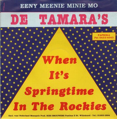 Tamara's - When it's springtime + Eeny meenie minie mo (Vinylsingle)