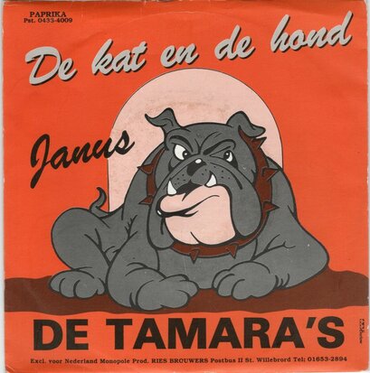 Tamara's - De kat en de hond + Janus (Vinylsingle)