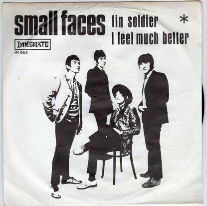 Small Faces - Tin soldier + I feel much better (Vinylsingle)