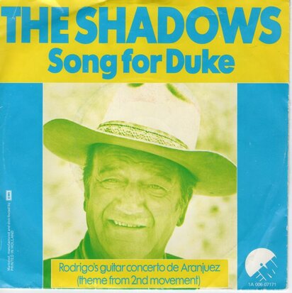 Shadows - Song for Duke + Rodrigo's guitar concerto (Vinylsingle)