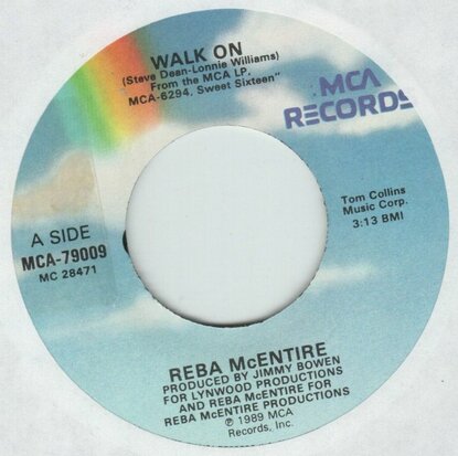 Reba McEntire - Walk On + It Always Rains On Saturday (Vinylsingle)