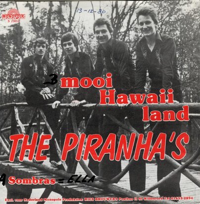 Piranha's - Mooi Hawaii land + Sombras (Vinylsingle)