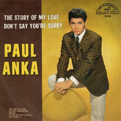 Paul Anka - The story of my love + Tell me that you love me (Vinylsingle)