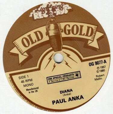 Paul Anka - Diana + You are my destiny (Vinylsingle)