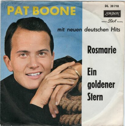 Pat Boone - Rosmarie + Ein goldener stern (Vinylsingle)