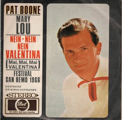 Pat Boone - Mary Lou + Nein nein nein Valentina (Vinylsingle)