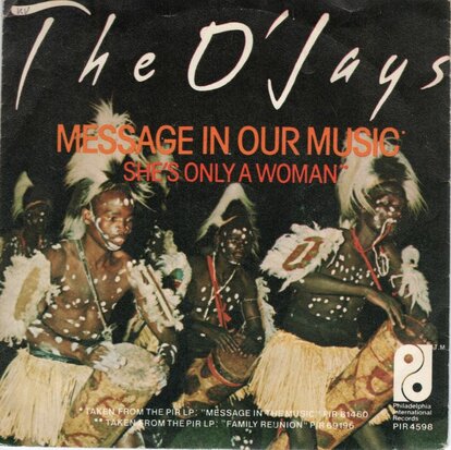 O'Jays - Message In Our Music + She's Only A Woman (Vinylsingle)
