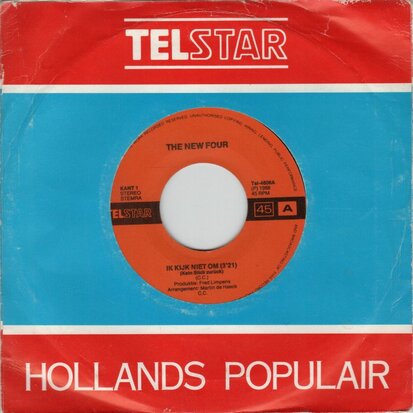 New Four - Ik kijk niet om + Adieu goodbye (Vinylsingle)