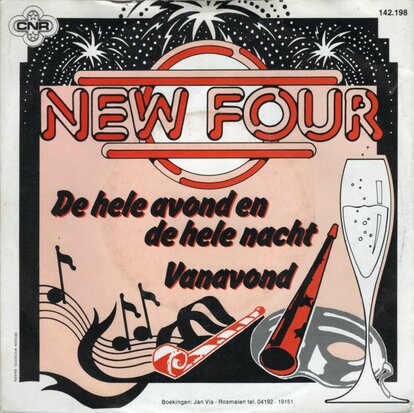 New Four - De hele avond en de hele nacht + Vannacht (Vinylsingle)