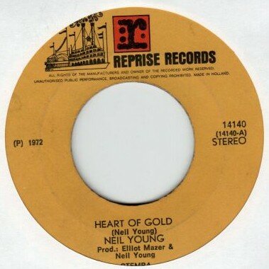 Neil Young - Heart of gold + Sugar mountain (Vinylsingle)