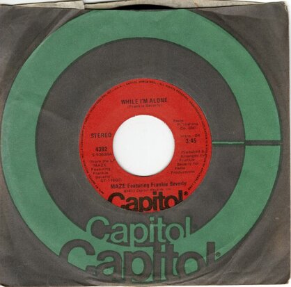 Maze ft. Frankie Beverly - While I'm Alone + Color Blind (Vinylsingle)
