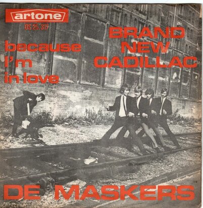 Maskers - Brand new cadillac + Because I'm in love (Vinylsingle)